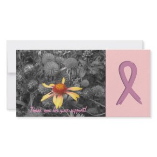 Breast Cancer Support Customizable Photo Card photocard