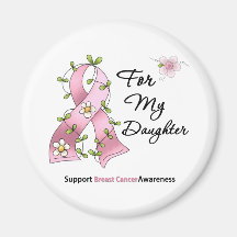 Breast Cancer Support Daughter Magnet