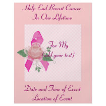 Breast Cancer Support Flyers