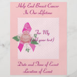 Breast Cancer Support Flyers