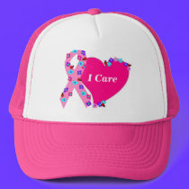 Breast Cancer Support hats by Passport2Heaven Breast Cancer Support hats