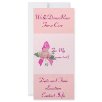 Breast Cancer Support Custom Rack Card