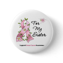 Breast Cancer Support Sister buttons