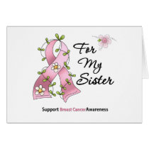 Breast Cancer Support Sister Card