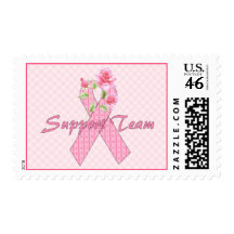 Breast Cancer Support Team Stamps