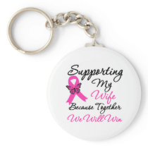 Breast Cancer Support (Wife) Keychains