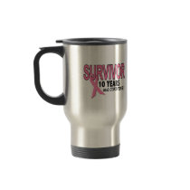 BREAST CANCER SURVIVOR 10 Years & Counting Mug