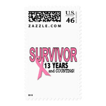 BREAST CANCER SURVIVOR 13 Years & Counting postage