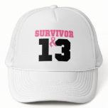 Breast Cancer Survivor 13 Years Trucker Hats