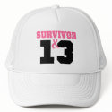 Breast Cancer Survivor 13 Years hats