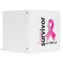 Breast Cancer Survivor 19 3 Ring Binders