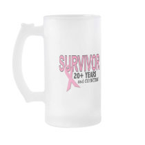 BREAST CANCER SURVIVOR 20+ Years & Counting Coffee Mugs