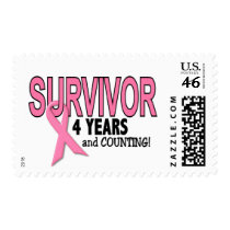 BREAST CANCER SURVIVOR 4 Years & Counting postage
