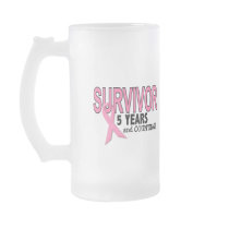 BREAST CANCER SURVIVOR 5 Years & Counting Coffee Mug