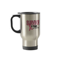 BREAST CANCER SURVIVOR 9 Years & Counting mugs by awarenessgifts BREAST CANCER SURVIVOR 9 Years & Counting mugs
