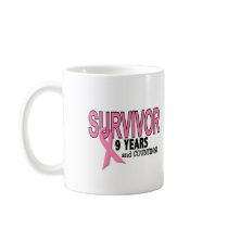 BREAST CANCER SURVIVOR 9 Years & Counting mugs by awarenessgifts BREAST CANCER SURVIVOR 9 Years & Counting mugs
