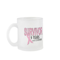 BREAST CANCER SURVIVOR 9 Years & Counting mugs by awarenessgifts BREAST CANCER SURVIVOR 9 Years & Counting mugs