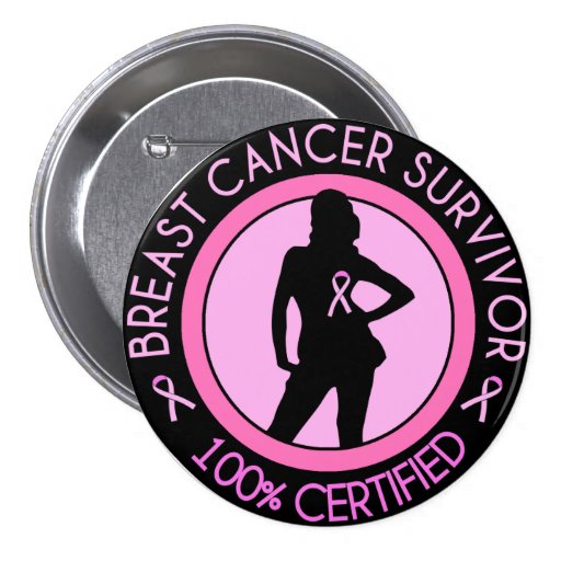 Breast Cancer Survivor Badge Pins Zazzle