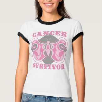 Breast Cancer Survivor Butterfly shirt