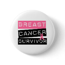 Breast Cancer Survivor buttons by cancerapparel Breast Cancer Survivor buttons
