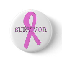 Breast Cancer Survivor Button