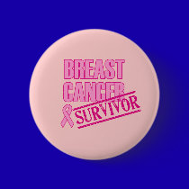 Breast Cancer Survivor Button buttons