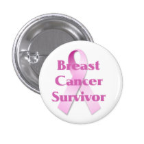 Breast Cancer Survivor Button buttons
