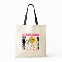 Breast Cancer Survivor Chick Ribbon Bags