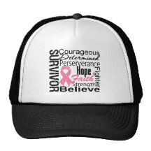 Breast Cancer Survivor Collage Trucker Hat