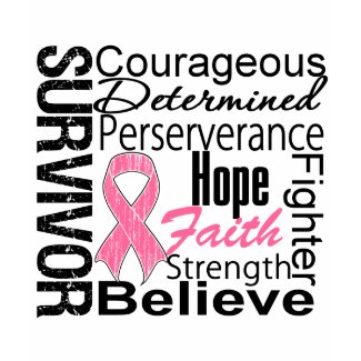 Breast Cancer Survivor Collage shirt