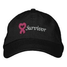 Breast Cancer Survivor Embroidered Baseball Cap