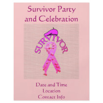Breast Cancer Survivor flyers