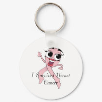 Breast Cancer Survivor Keychain