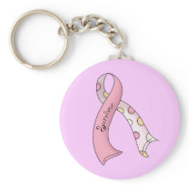 Breast Cancer Survivor Keychain
