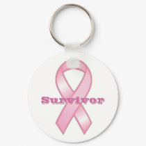 Breast Cancer Survivor Keychain