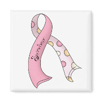 Breast Cancer Survivor Refrigerator Magnet