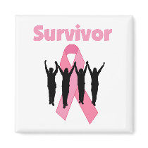 Breast Cancer Survivor magnets