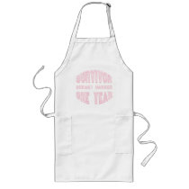 Breast Cancer Survivor One Year Aprons