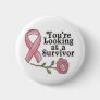 Breast Cancer Survivor Pin buttons