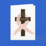 Breast Cancer Survivor Pink Ribbon-Cross of Faith Greeting Cards