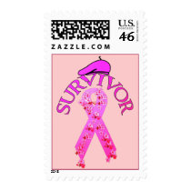 Breast Cancer Survivor Postage Stamp