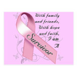 Breast Cancer Survivor Postcard