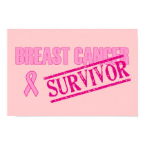 Breast Cancer Survivor posters