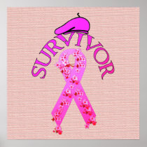 Breast Cancer Survivor Posters