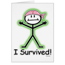 Breast Cancer Survivor Radiation Greeting Cards