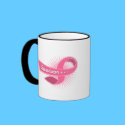 Breast Cancer Survivor Ribbon mugs by giftsforawareness Breast Cancer Survivor Ribbon mugs