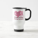 Breast Cancer Survivor Travel Mug by fight_breast_cancer Breast Cancer Survivor Travel Mug