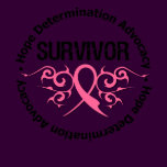 Breast Cancer Survivor Tribal Ribbon