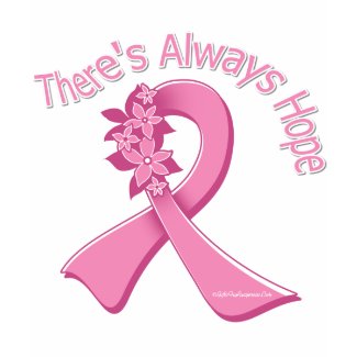 Breast Cancer There's Always Hope Floral shirt