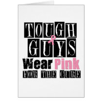 Breast Cancer Tough Guys Wear Pink Cards